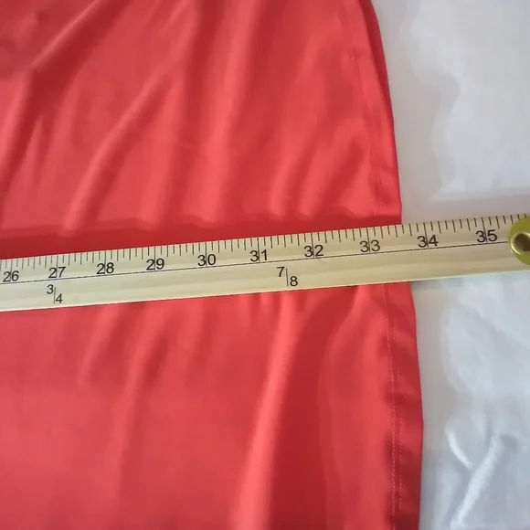 Est1946 Elegant Red Sleeveless Dress Size Large Sexy Date Night Party - Picture 3 of 8